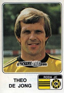 Sticker Theo de Jong - Voetbal 1978-1979 - Panini