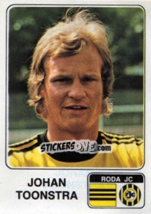 Cromo Johan Toonstra - Voetbal 1978-1979 - Panini