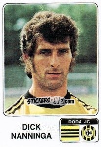 Sticker Dick Nanninga - Voetbal 1978-1979 - Panini