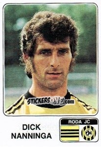 Sticker Dick Nanninga - Voetbal 1978-1979 n. 214 - Panini