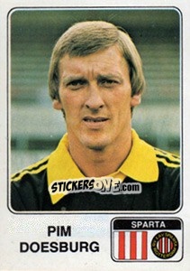 Sticker Pim Doesburg - Voetbal 1978-1979 - Panini