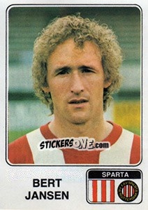Sticker Bert Jansen - Voetbal 1978-1979 - Panini