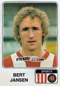 Figurina Bert Jansen - Voetbal 1978-1979 - Panini