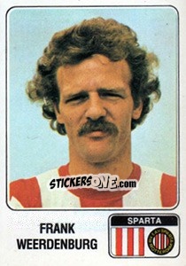 Sticker Frank Weerdenburg - Voetbal 1978-1979 - Panini
