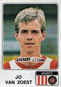 Sticker Jo van Zoest - Voetbal 1978-1979 - Panini