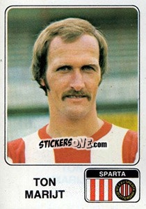 Sticker Ton Marijt - Voetbal 1978-1979 - Panini