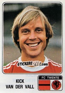 Figurina Kick van der Vall - Voetbal 1978-1979 - Panini