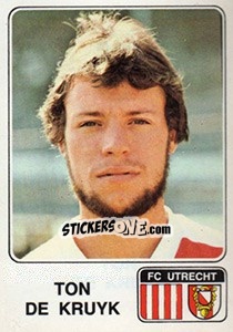 Sticker Ton de Kruyk - Voetbal 1978-1979 - Panini