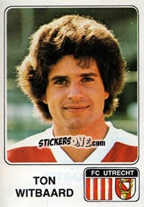 Sticker Ton Witbaard - Voetbal 1978-1979 - Panini