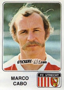 Sticker Marco Cabo - Voetbal 1978-1979 - Panini