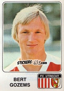Sticker Bert Gozems - Voetbal 1978-1979 - Panini