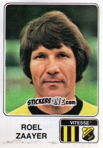 Sticker Roel Zaayer - Voetbal 1978-1979 - Panini