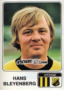 Sticker Hans Bleyenberg - Voetbal 1978-1979 - Panini