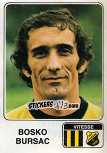 Sticker Bosko Bursac - Voetbal 1978-1979 - Panini