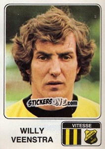 Cromo Willy Veenstra - Voetbal 1978-1979 - Panini