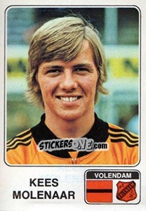 Sticker Kees Molenaar - Voetbal 1978-1979 - Panini