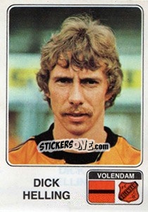 Sticker Dick Helling - Voetbal 1978-1979 - Panini