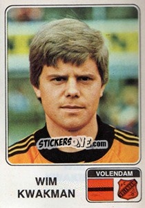 Figurina Wim Kwakman - Voetbal 1978-1979 - Panini