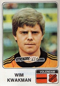 Sticker Wim Kwakman - Voetbal 1978-1979 n. 302 - Panini