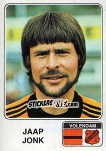 Sticker Jaap Jonk - Voetbal 1978-1979 n. 303 - Panini