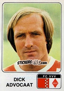 Sticker Dick Advocaat - Voetbal 1978-1979 - Panini