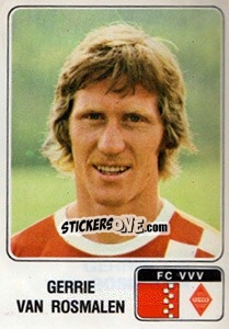 Sticker Gerrie van Rosmalen - Voetbal 1978-1979 - Panini