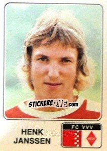 Sticker Henk Janssen - Voetbal 1978-1979 - Panini