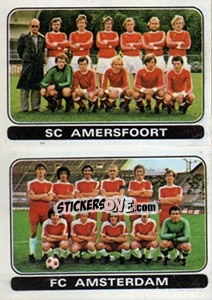 Sticker Team S.C. Amersfoort / Team F.C. Amsterdam - Voetbal 1978-1979 n. 325 - Panini