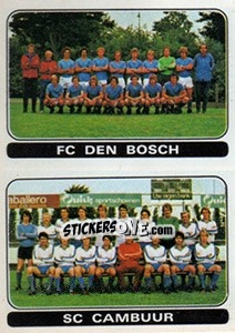 Cromo Team S.C. Cambuur / Team F.C. Den Bosch - Voetbal 1978-1979 - Panini