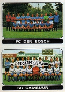 Sticker Team S.C. Cambuur / Team F.C. Den Bosch - Voetbal 1978-1979 n. 326 - Panini