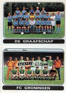 Sticker Team De Graafschap / Team F.C. Groningen - Voetbal 1978-1979 n. 329 - Panini