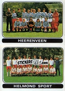 Cromo Team Heerenveen / Team Helmond Sport - Voetbal 1978-1979 - Panini
