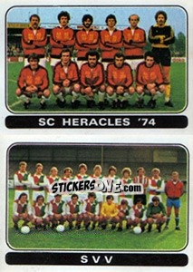 Figurina Team S.C. Heracles'74 / Team S.V.V. - Voetbal 1978-1979 - Panini