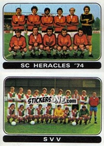 Sticker Team S.C. Heracles'74 / Team S.V.V. - Voetbal 1978-1979 n. 331 - Panini
