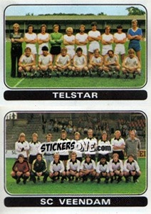 Sticker Team Telstar / Team S.C. Veendam - Voetbal 1978-1979 n. 332 - Panini