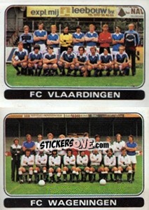 Sticker Team F.C. Vlaardingen /team F.C. Wageningen - Voetbal 1978-1979 n. 333 - Panini