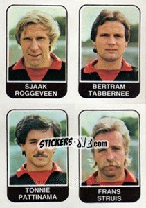 Cromo Sjaak Roggeveen / Bertram Tabbernee / Tonnie Pattinama / Frans Struis - Voetbal 1978-1979 n. 357 - Panini
