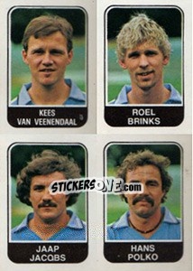 Cromo Kees van Vienedaal / Roel Brinks / Jaap Jacobs / Hans Polko