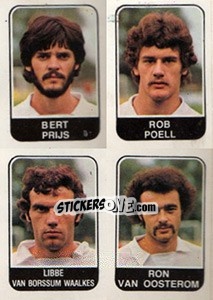 Sticker Bert Prijs / Rob Poell / Libbe van Bossum Waalkes / Ron van Oosterom