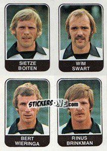 Cromo Sietze Boiten / Wim Swart / Bert Wieringa / Rinus Brinkman