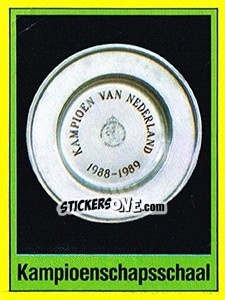 Sticker Kampioenschaps-Schaal - Voetbal 1989-1990 n. 1 - Panini