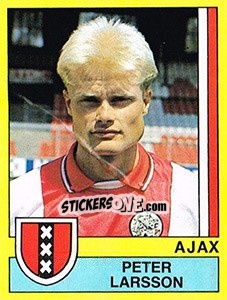 Figurina Peter Larsson - Voetbal 1989-1990 - Panini