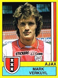 Sticker Mark Verkuyl - Voetbal 1989-1990 n. 6 - Panini