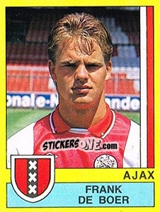 Sticker Frank de Boer - Voetbal 1989-1990 - Panini
