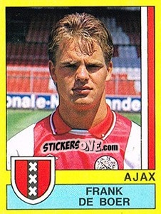 Sticker Frank de Boer - Voetbal 1989-1990 n. 8 - Panini