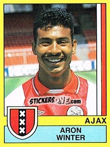 Sticker Aron Winter - Voetbal 1989-1990 n. 10 - Panini