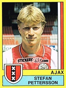 Sticker Stefan Pettersson - Voetbal 1989-1990 - Panini