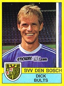 Sticker Dick Bults - Voetbal 1989-1990 - Panini