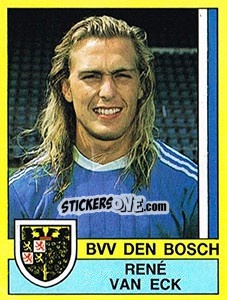 Sticker René van Eck - Voetbal 1989-1990 - Panini