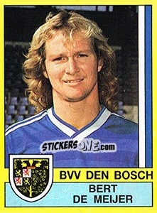 Sticker Bert de Meijer - Voetbal 1989-1990 - Panini